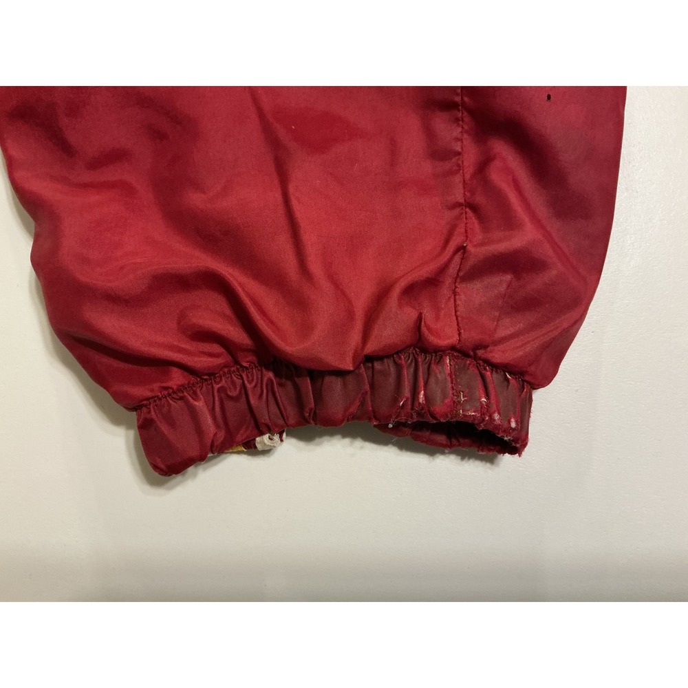 VTG Washington Redskins Adidas NFL Track Pants Mens XL Burgundy Windbreaker - Picture 6 of 6
